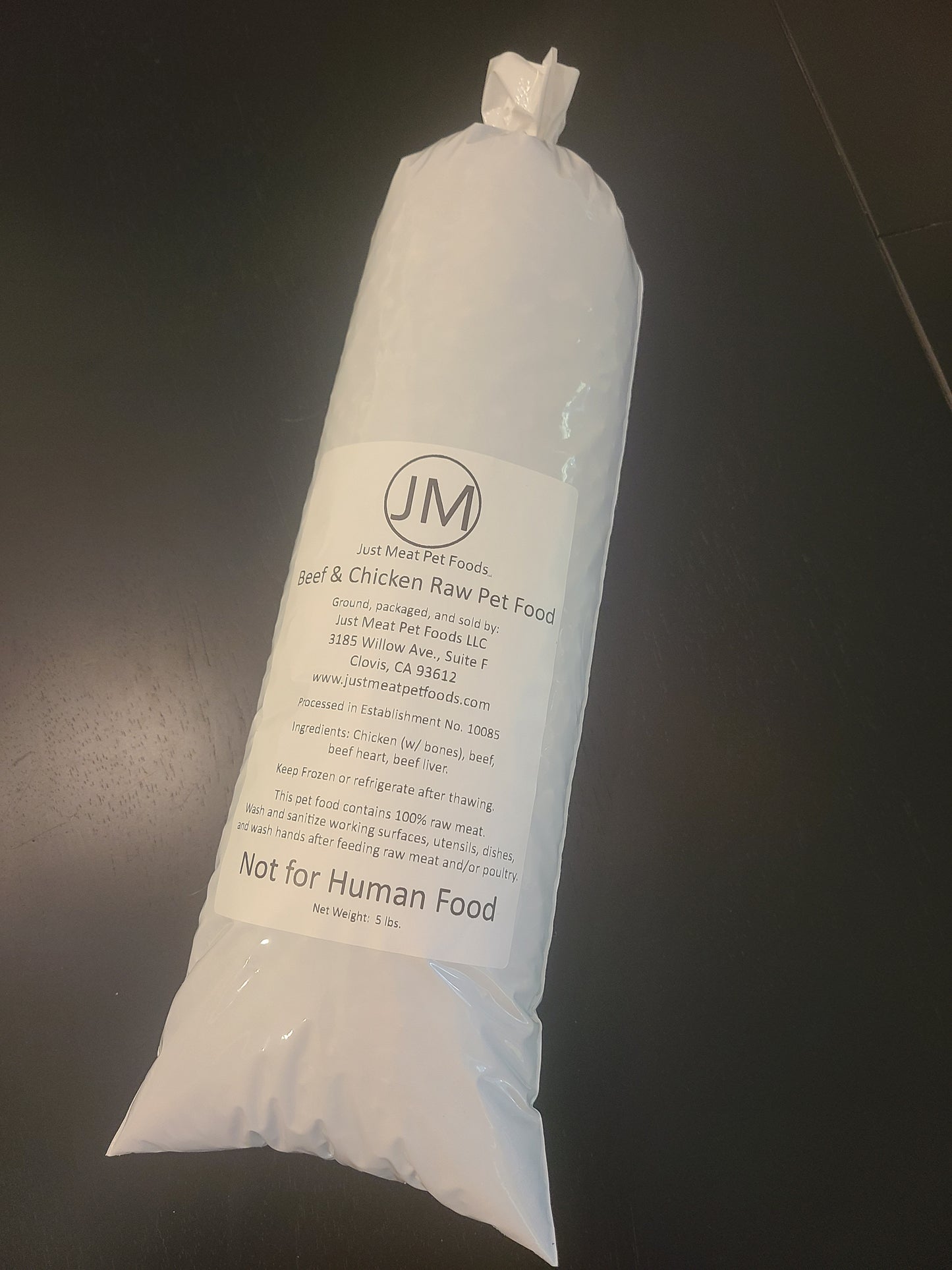 Beef and Chicken Recipe raw meat- 5 Pound Bag