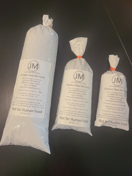 Chicken Recipe raw meat - 1 Pound Bag