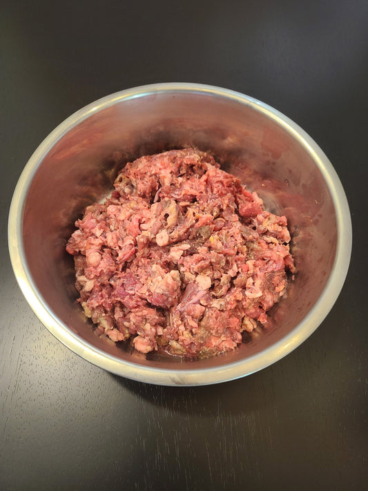 Beef and Chicken Recipe raw meat  - 1 Pound Bag